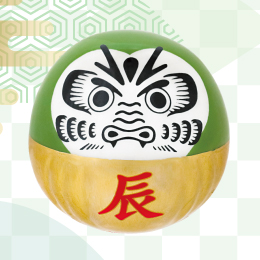 【金運万倍だるま 辰】辰の達磨で願望成就をもたらす！？