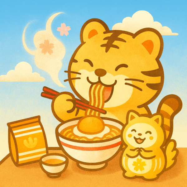 8月25日は「即席ラーメン記念日」🍜 丙寅×一白水星で熱気と柔軟さが金運を沸き立てる日！